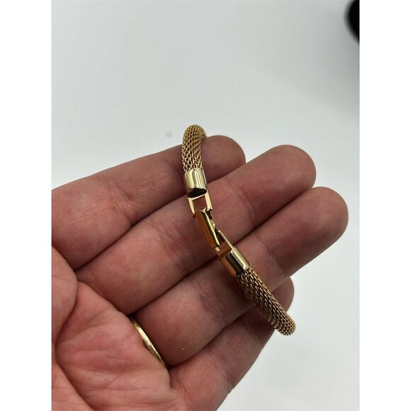 Vintage Avon Gold Tone Chain Bracelet Original Jewelry - Picture 2 of 4